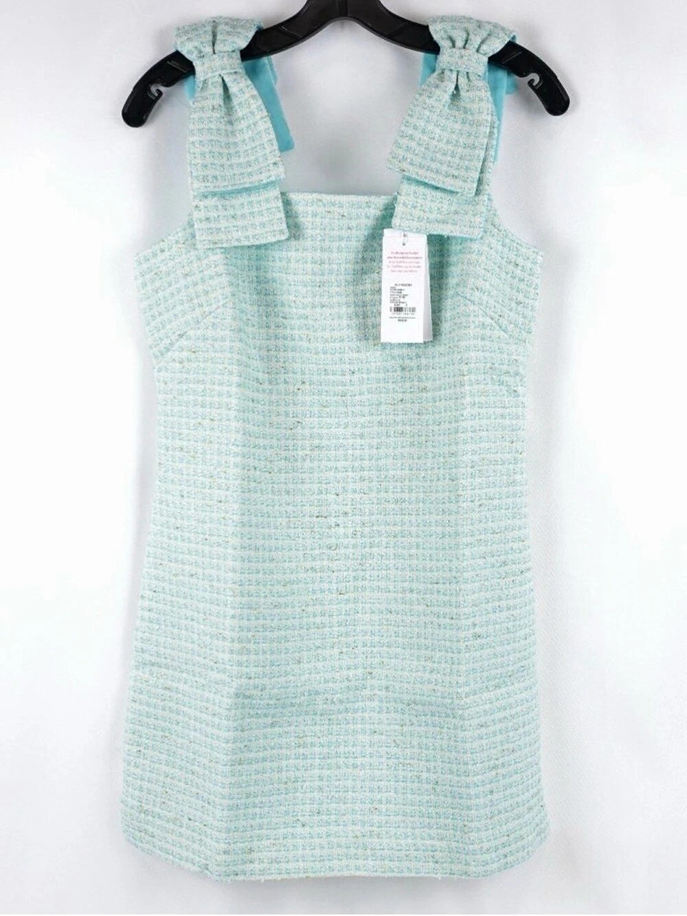Lilly Pulitzer Alina Dress Tweed Mini Dress in Blue & White Size 4 NWT